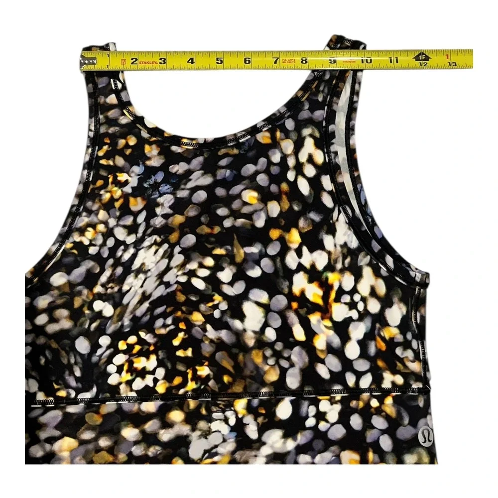 Lululemon Power Pivot Tank Metropolis Glow Women's 4 Cropped Athletic‎ NWT